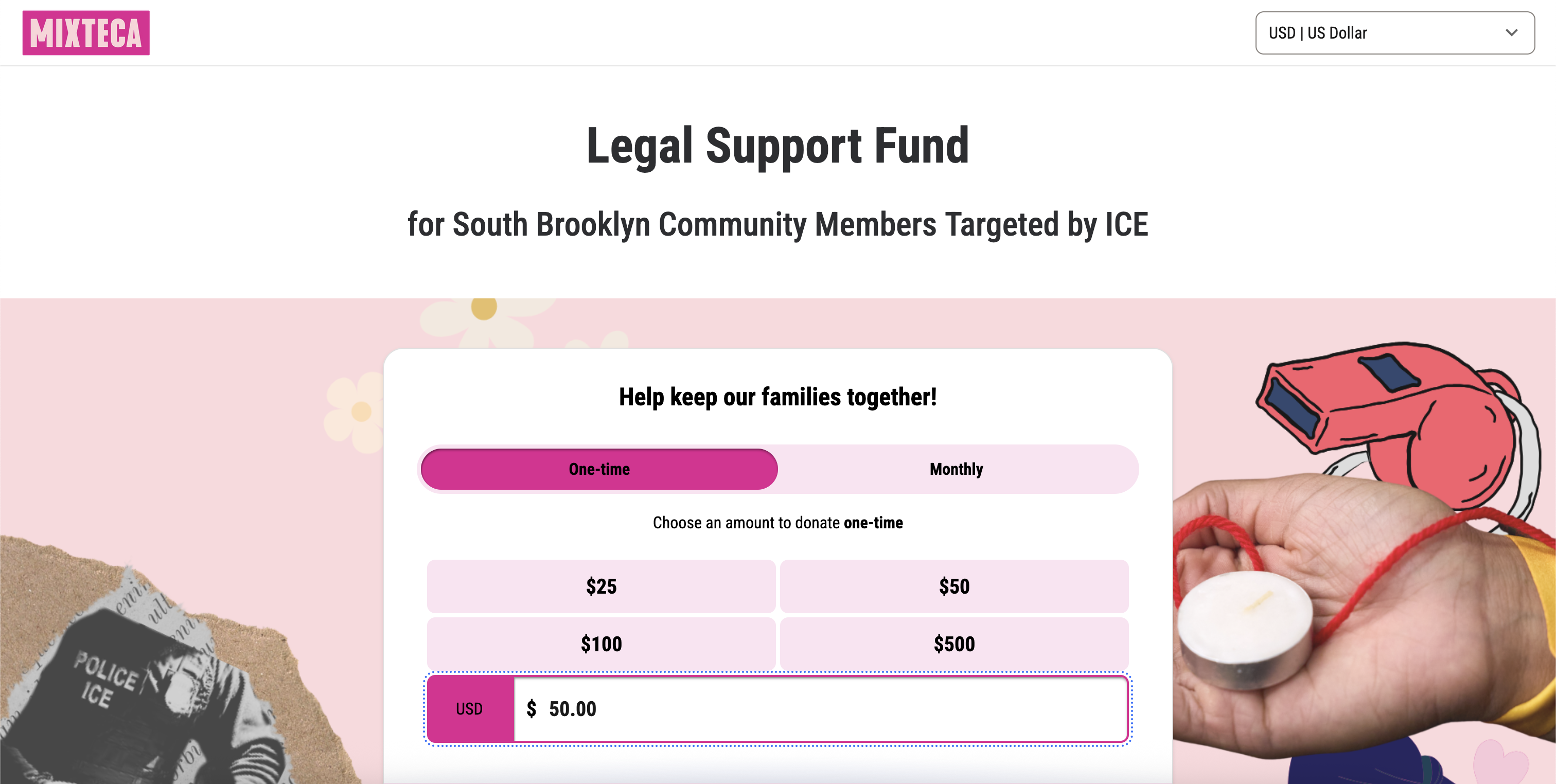 South Brooklyn Legal Support Fund donation instructions